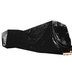 8 x 100' - 6 Mil Black Poly Sheeting - 1 ROLL PER CASE