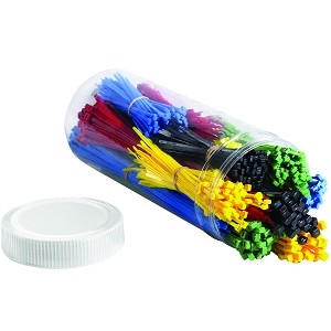 Cable Tie Kit - Assorted Colors - 1000 PER CASE