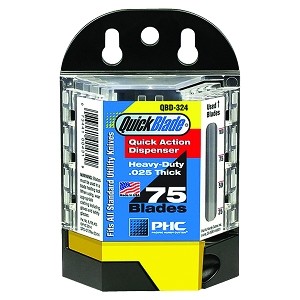 QBD-324 Quickblade? Blade Dispenser - 75 BLADES PER CASE