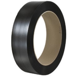 5/8'' x 2850' - 16'' x 3'' Core Polyester Strapping - Smooth - case of 2