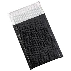 7 1/2 x 11'' BLACK Glamour Bubble Mailers 72ct