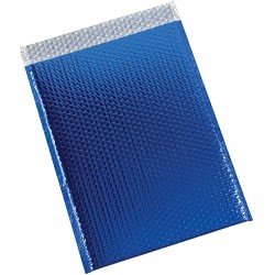 13 x 17 1/2'' BLUE Glamour Bubble Mailers 100ct